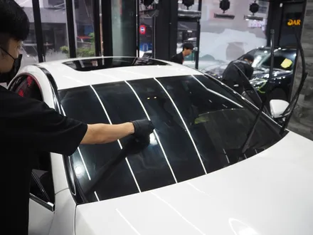 벤츠 CLS 300d!! 글라스틴트 슈어X+옵틱W 믹스 시공 조합으로 / 강남 송파 서초
