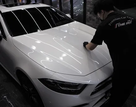 벤츠 CLS 300d!! 글라스틴트 슈어X+옵틱W 믹스 시공 조합으로 / 강남 송파 서초