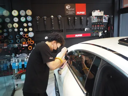 벤츠 CLS 300d!! 글라스틴트 슈어X+옵틱W 믹스 시공 조합으로 / 강남 송파 서초