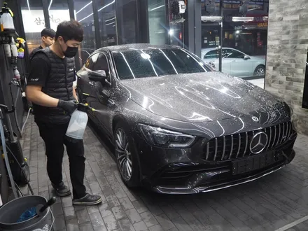 벤츠 AMG GT43!! 글라스틴트 슈어 X + 아크바리아 퍼플로 어깨 뽕~ / 강남 송파 서초