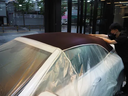 벤츠 E220d 카브리올레~  솔라가드 보그 시공 잘 어울립니다~ / 강남 송파 서초