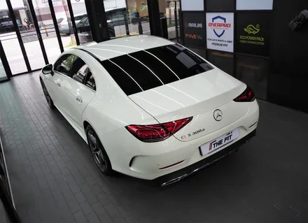 벤츠 CLS 300d!! 글라스틴트 슈어X+옵틱W 믹스 시공 조합으로 / 강남 송파 서초