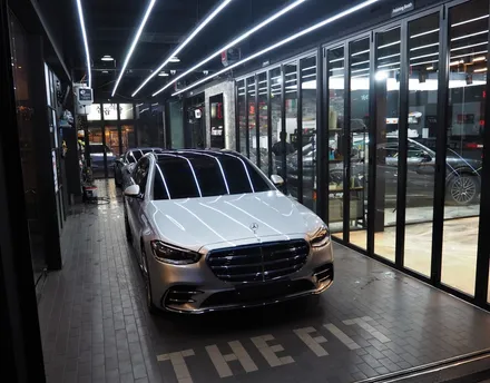 벤츠 S500 서울 신차패키지(글라스틴트 슈어X+오너프로 전체PPF) / 강남 송파 서초