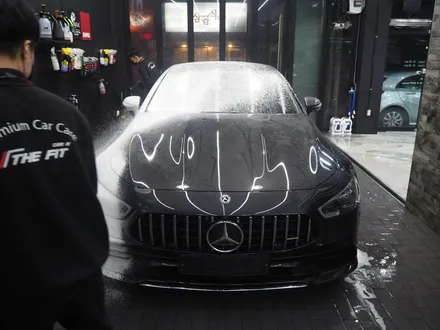 벤츠 AMG GT43!! 글라스틴트 슈어 X + 아크바리아 퍼플로 어깨 뽕~ / 강남 송파 서초