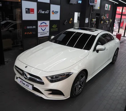 벤츠 CLS 300d!! 글라스틴트 슈어X+옵틱W 믹스 시공 조합으로 / 강남 송파 서초