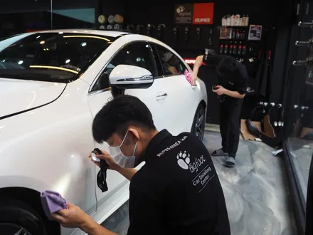 벤츠 CLS 300d!! 글라스틴트 슈어X+옵틱W 믹스 시공 조합으로 / 강남 송파 서초