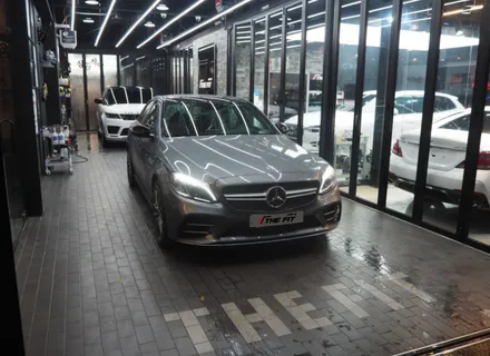 벤츠 C43 AMG 글라스틴트 슈어X+옵틱W 믹스 시공 / 강남 송파 서초