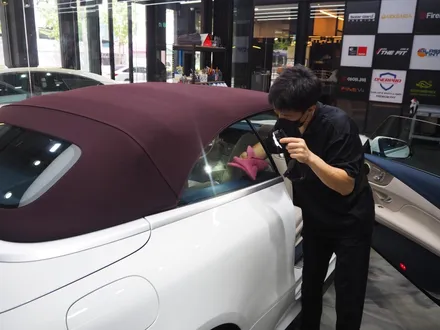 벤츠 E220d 카브리올레~  솔라가드 보그 시공 잘 어울립니다~ / 강남 송파 서초