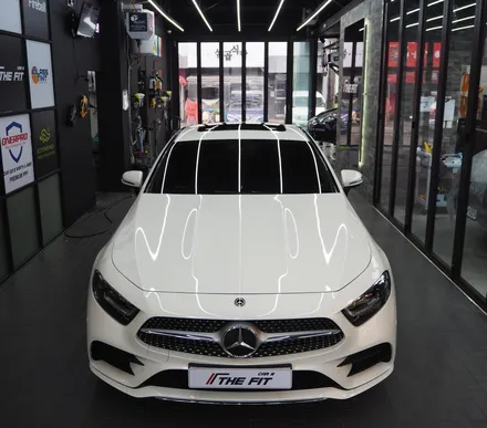 벤츠 CLS 300d!! 글라스틴트 슈어X+옵틱W 믹스 시공 조합으로 / 강남 송파 서초