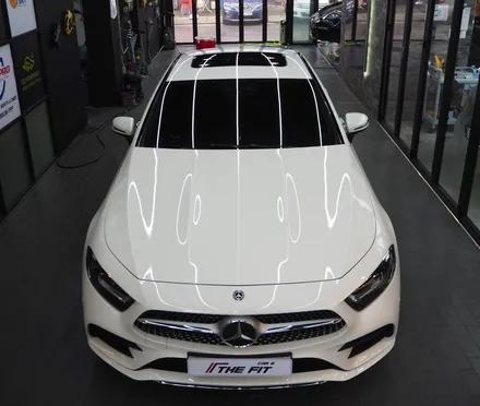 벤츠 CLS 300d!! 글라스틴트 슈어X+옵틱W 믹스 시공 조합으로 / 강남 송파 서초