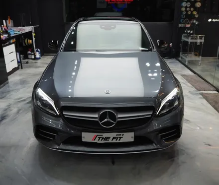 벤츠 C43 AMG 글라스틴트 슈어X+옵틱W 믹스 시공 / 강남 송파 서초