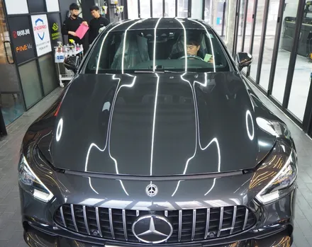 벤츠 AMG GT43!! 글라스틴트 슈어 X + 아크바리아 퍼플로 어깨 뽕~ / 강남 송파 서초