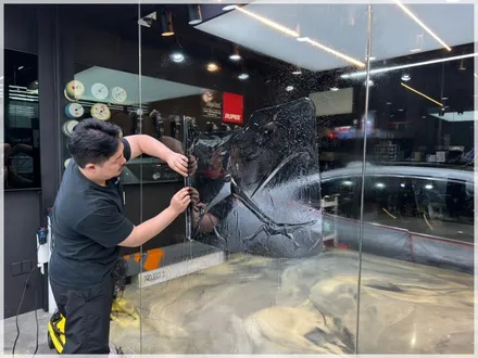 볼보신차패키지 S60 프리미엄 틴팅 시공 과정 / 강남구 개포동