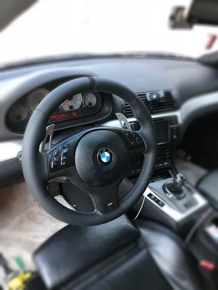 더핸들 bmw m3 e46 핸들작업/핸들가죽교체/핸들복원/핸들튜닝/핸들알칸타라/핸들샤무드/디컷핸들/우드핸들/핸들가죽복원 / 남양주 별내면