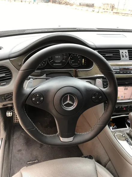 더핸들 벤츠 cls 63amg w219 핸들가죽복원/핸들복원/핸들가죽교체/핸들튜닝 / 남양주 별내면