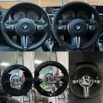 bmw m3 f80 핸들알칸타라 작업 더핸들 본점 / 남양주 별내면