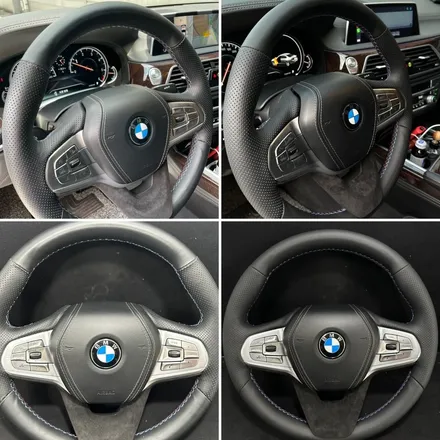 더핸들 bmw730d g11 핸들가죽교체 복원작업 / 남양주 별내면