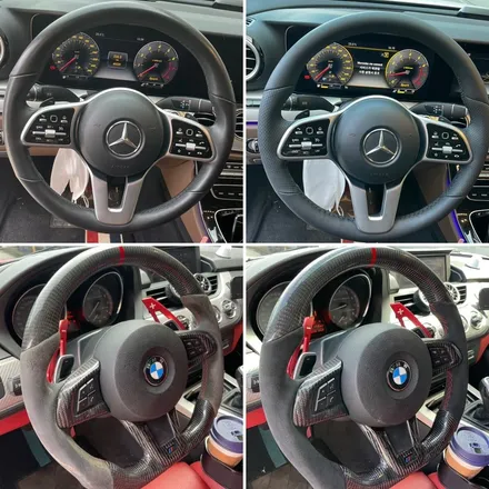 더핸들 벤츠 e300과 bmw z4 핸들복원 작업 / 남양주 별내면