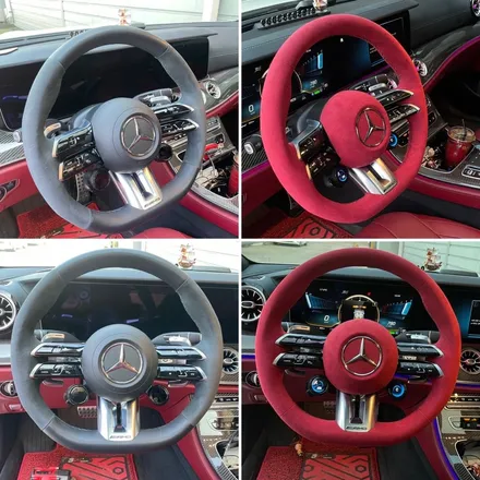 더핸들 벤츠 cls 53amg 핸들알칸타라 작업 잠자리핸들! / 남양주 별내면