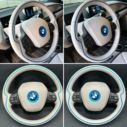 더핸들 bmw i3 핸들가죽교체 복원작업 / 남양주 별내면