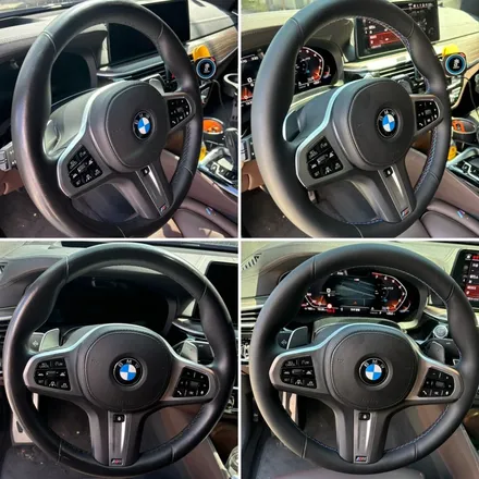 더핸들 bmw 6GT g32 핸들가죽교체 복원작업 / 남양주 별내면