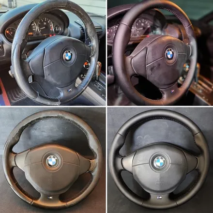 더핸들 bmw z3 핸들복원 가죽교체 작업 / 남양주 별내면
