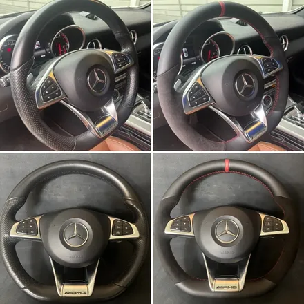 벤츠 SLC 43 AMG 핸들 가죽 교체 – 더핸들 / 남양주 별내면