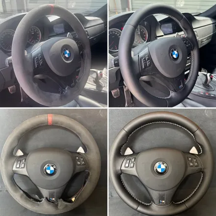 BMW M3 E92 핸들 가죽 교체 복원 작업 -더핸들 / 남양주 별내면