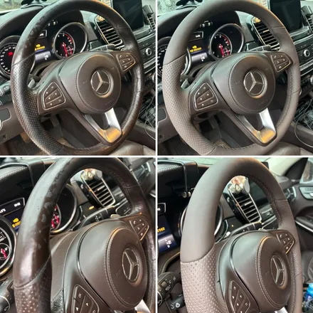 벤츠 GLS 500 X166 핸들가죽 복원 교체 작업 – 더핸들 / 남양주 별내면