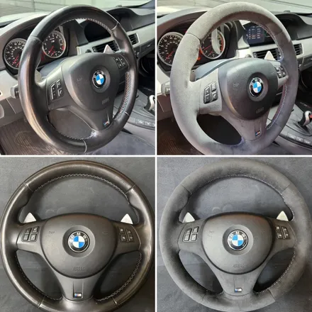 더핸들 BMW M3 E92 핸들 알칸타라 작업 / 남양주 별내면