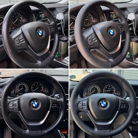 더핸들 BMW X3 20d xDrive F25 핸들 가죽 교체 & 복원 작업 / 남양주 별내면