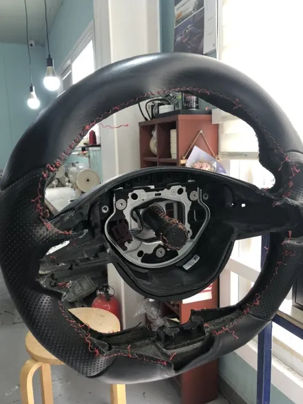 벤츠 a클래스 a43 amg 핸들가죽교체 작업^^ / 남양주 별내면