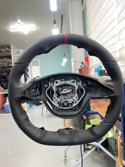 더핸들 벤츠 cla 45amg c117 핸들가죽교체 복원작업 / 남양주 별내면