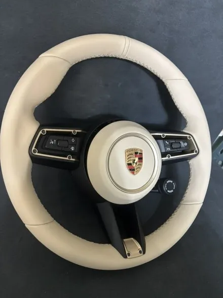 [Porsche Taycan] 포르쉐 타이칸 핸들 가죽 교체 복원 - THE HANDLE / 남양주 별내면