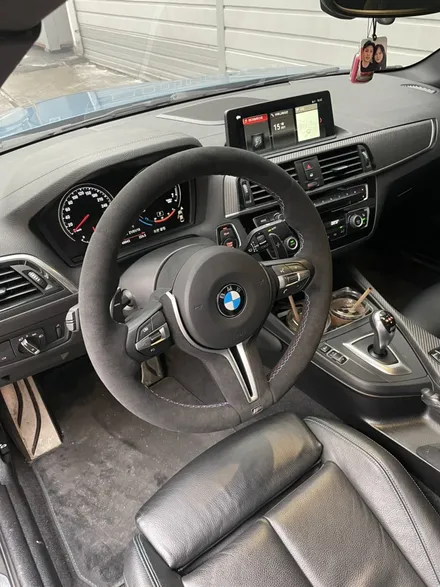 더핸들 bmw m2 핸들알칸타라 작업! / 남양주 별내면