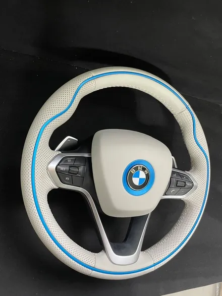 bmw i8 핸들 베이지가죽교체 “더핸들” / 남양주 별내면