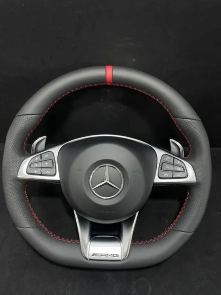 더핸들 벤츠 cla 45amg c117 핸들가죽교체 복원작업 / 남양주 별내면