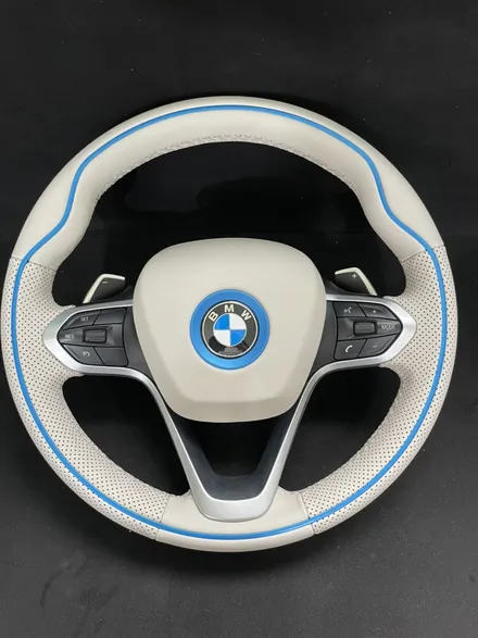 bmw i8 핸들베이지 가죽교체 (더핸들본점) / 남양주 별내면