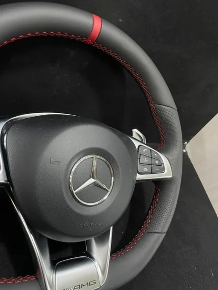 더핸들 벤츠 cla 45amg c117 핸들가죽교체 복원작업 / 남양주 별내면
