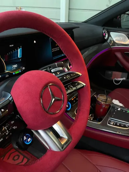 더핸들 벤츠 cls 53amg 핸들알칸타라 작업 잠자리핸들! / 남양주 별내면