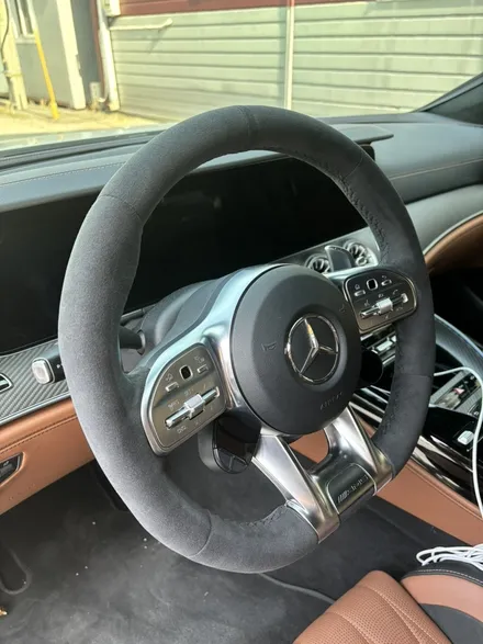 더핸들 벤츠 amg gt 63 s 핸들알칸타라 교체 복원 / 남양주 별내면