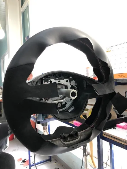 벤츠 a클래스 a43 amg 핸들가죽교체 작업^^ / 남양주 별내면