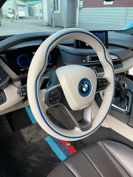 bmw i8 핸들 베이지가죽교체 “더핸들” / 남양주 별내면