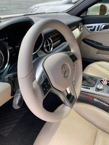더핸들 벤츠 slk r172 핸들가죽교체 베이지핸들 작업 / 남양주 별내면