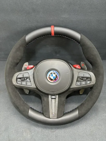 더핸들 bmw x6 핸들 알칸타라+가죽 작업 / 남양주 별내면
