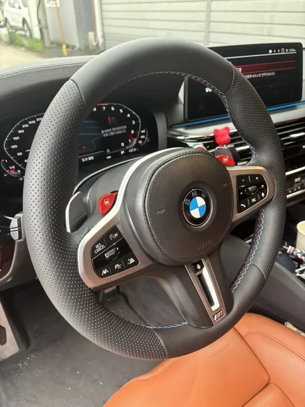 더핸들 bmw m5 f90 핸들복원 가죽교체 작업 / 남양주 별내면
