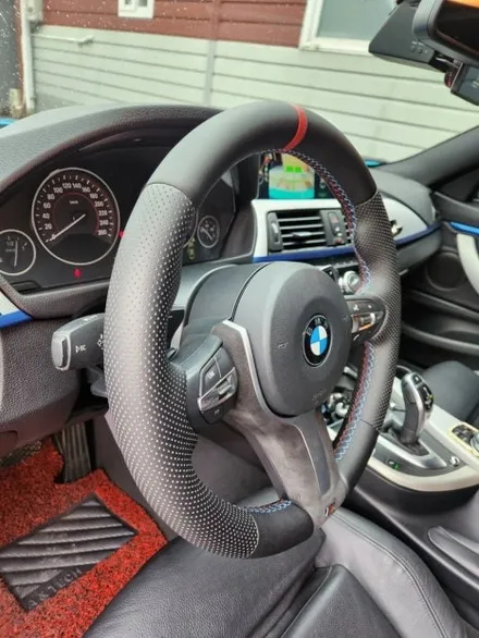 더핸들 BMW 420d F32 핸들 가죽 교체 복원 / 남양주 별내면