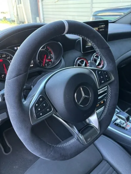 [더핸들]벤츠 CLA45 AMG 4MATIC C117 핸들가죽교체 알칸타라 작업 / 남양주 별내면