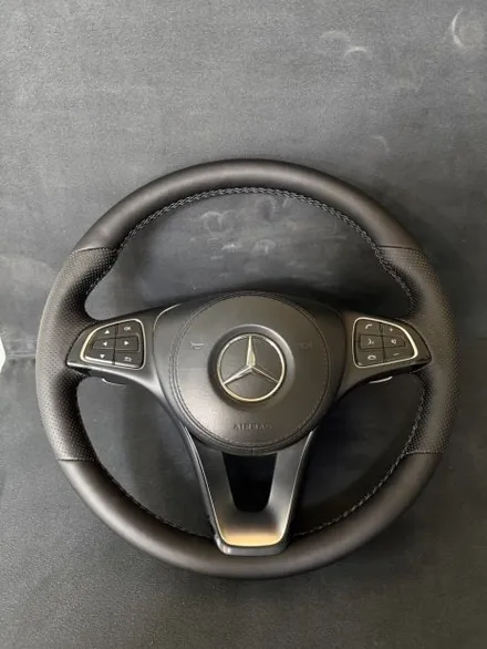 [더핸들]벤츠 GLS350d 4MATIC X166 핸들가죽교체 복원작업 / 남양주 별내면