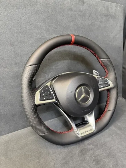 [더핸들]벤츠 CLA45 AMG 4MATIC C117 핸들가죽교체 복원작업 / 남양주 별내면